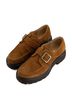 Andrea Solid Brown Women's Platform Loafer Size 9 - photo 4