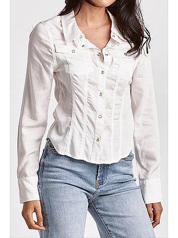 Dear John Uriah Shirt in White (view 2)