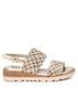 XTI Gold Women's Woven Sandals Size 6 - photo 1