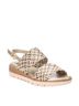 XTI Gold Women's Woven Sandals Size 6 - photo 2