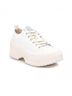 XTI White Women's Canvas Platform Sneakers Size 9 - photo 2