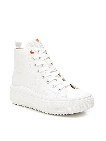 XTI Women's High Top Canvas Sneakers (view 2)
