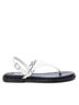 XTI White Women's Flat Slingback Sandals Size 7 - photo 1