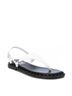 XTI White Women's Flat Slingback Sandals Size 7 - photo 2
