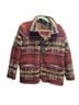 Pendleton 100% Wool Print Red Orange Wool Coat Size XL - photo 1