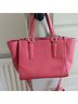 Coach 100% Leather Orange Red Shoulder Bag One size - photo 3