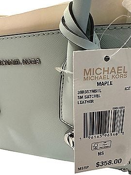 Michael Kors Leather Satchel (view 2)