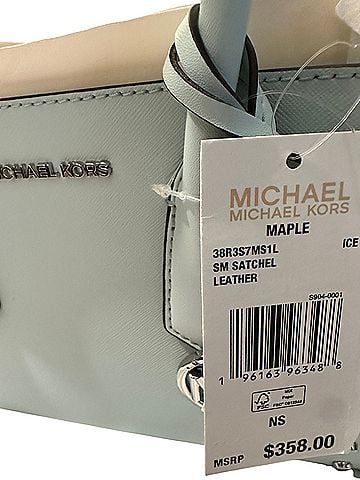 Michael Kors Leather Satchel (view 2)