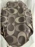 Coach Print Silver Gray Leather Hobo One size - photo 7