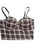 Windsor Checkered-gingham Black White Tank Top Size S - photo 1