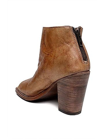 BED|STU Women's Onset Open Toe Heeled Sandal in Tan Driftwood (view 2)