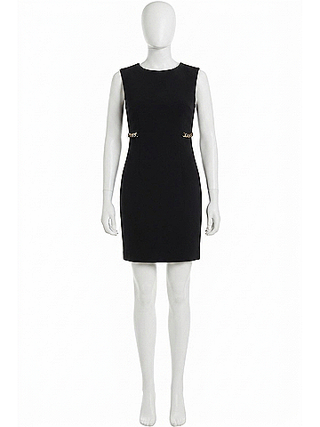 Drew Ruby Side Chain Dress in Black (view 1)