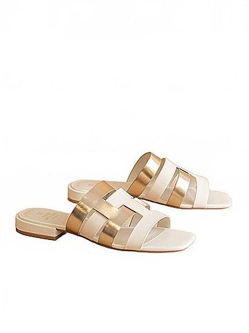 Oasis Society Women's Parker Architectural Flat Summer Sandal (view 2)