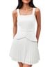 Angashion White Casual Dress Size XL - photo 2