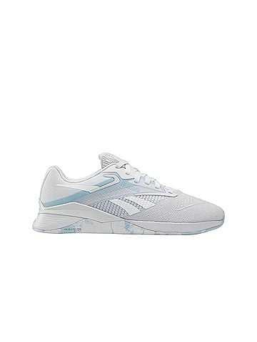 Reebok Women's Nano X4 Shoes in Moon/Soft Blue/Footwear White (view 1)