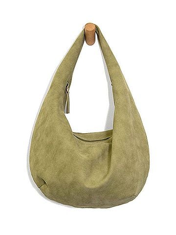 Joy Susan Women's Bianca Crescent Bag in Sage (view 1)