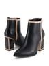 Andrea Black Women's High-Quality Ankle Boot Size 7 - photo 4
