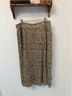 J.Crew 100% Polyester Leopard Print Tan Black Casual Skirt Size 6 - photo 7