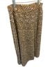 J.Crew 100% Polyester Leopard Print Tan Black Casual Skirt Size 6 - photo 2