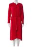 Sandro Red Casual Dress Size L - photo 1