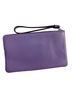 Coach Purple Leather Wristlet One size - photo 2