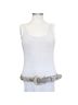 B.B. Simon 100% Leather Floral Multi Color Silver Belt Size XL - photo 2