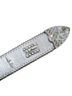 B.B. Simon 100% Leather Floral Multi Color Silver Belt Size XL - photo 5