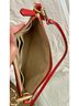 Coach Red Pink Orange Leather Clutch One size - photo 5