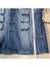 Dollhouse 100% Cotton Solid Blue Denim Jacket Size S - photo 4