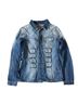 Dollhouse 100% Cotton Solid Blue Denim Jacket Size S - photo 1