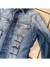 Dollhouse 100% Cotton Solid Blue Denim Jacket Size S - photo 6