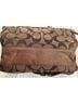 Coach Print Brown Leather Tote One size - photo 6