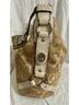 Coach Print Tan Brown Ivory Leather Hobo One size - photo 3