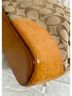 Coach Print Brown Tan Leather Crossbody Bag One size - photo 9