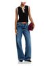 FRAME Solid Black Keyhole Tie Tank Top in Black Multi Size S - photo 5
