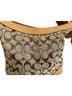 Coach Print Brown Tan Leather Crossbody Bag One size - photo 2