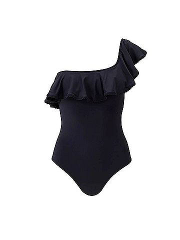 Melissa Odabash Tennessee One-Shoulder One-Piece Swimsuit in Black (view 1)