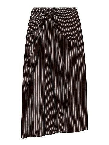 A.L.C. Jean Midi Skirt in Ganache Stripe (view 1)