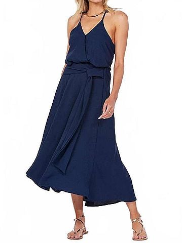 Bishop + Young Free Spirit Midi Skirt in Navy (view 2)