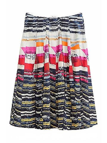 Nic + Zoe Rising Sun Skirt in Red Multi (view 1)