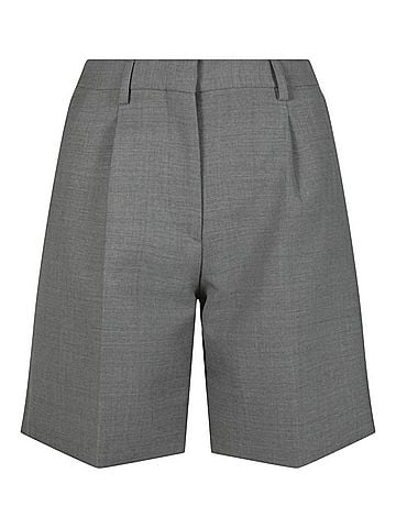 Burberry Women's Lorie Trouser Shorts in Grey (view 1)