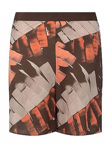 Salvatore Ferragamo Women's Palm Print Bermuda Shorts in Multi (view 1)