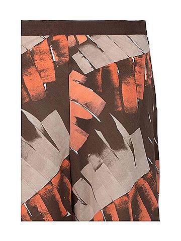 Salvatore Ferragamo Women's Palm Print Bermuda Shorts in Multi (view 2)