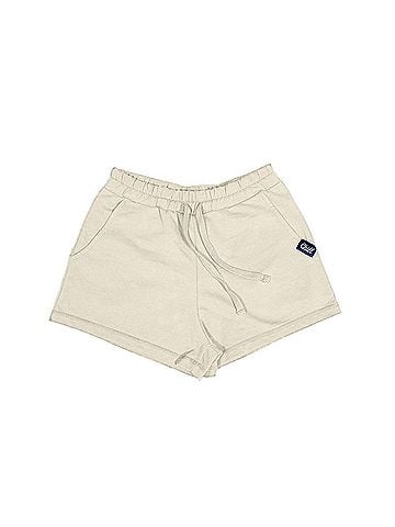 Southern Fried Cotton Women's All Day Chill Shorts in Ivory (view 1)