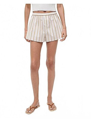 STAUD Rove Short in Solana Stripe (view 2)