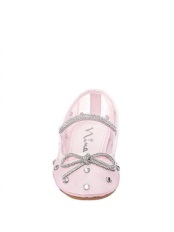 Nina Girls Leva Ballet Flats in Blush (view 2)