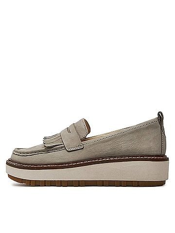 Clarks Women's Orianna Loafer in Stone Nubuck (view 2)