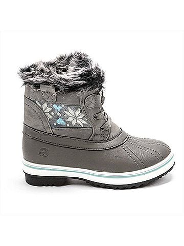 Northside Girl's Brookelle Snow Boot in Grey (view 1)
