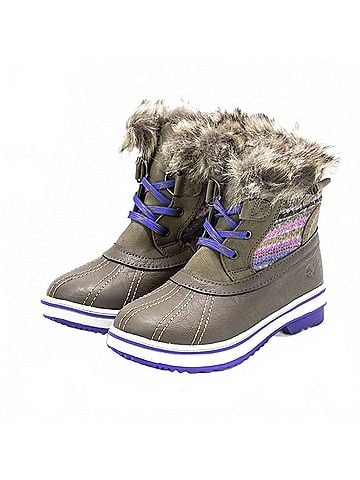 Northside Girl's Brookelle Snow Boot in Stone (view 2)