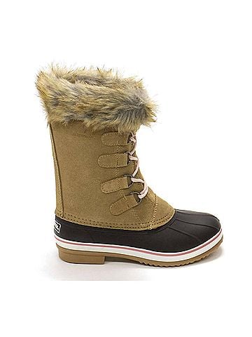 Northside Girl's Kathmandu Mid Calf Waterproof Snow Boots in Tan (view 1)